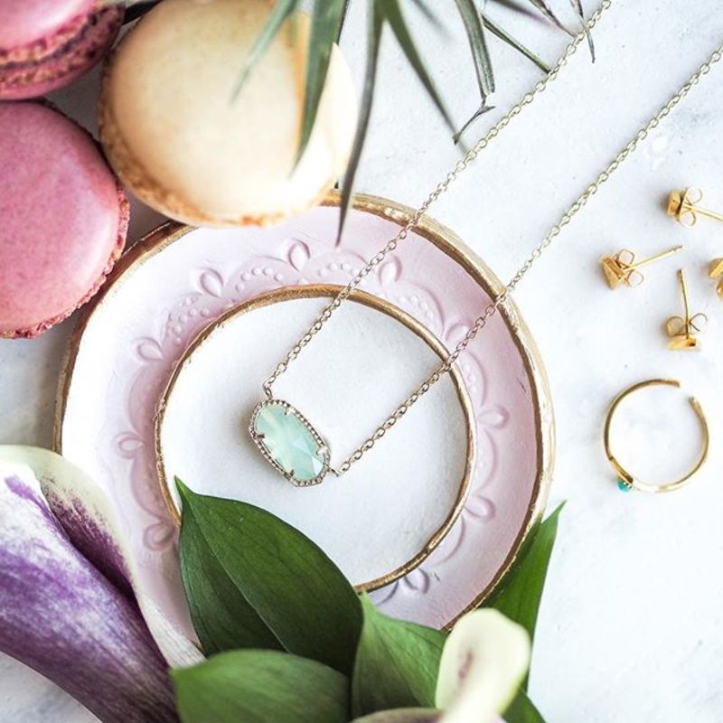 Kendra Scott Chalcedony Necklace Online 